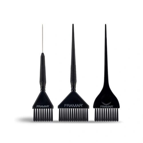 Framar HAJFESTŐ ECSET SZETT HÁROM RÉSZES FEKETE (Family Pack Brush Set) (SKU: 91009) főképe
